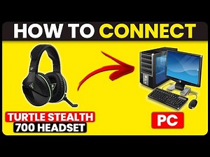 How To Connect Turtle Stealth 700 Headset To PC (How To Pair Turtle Stealth 700 Headset To PC)