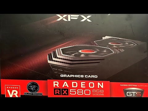 Unboxing And Installation Of PC Graphics Card AMD Radeon RX 580