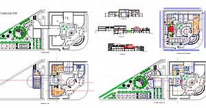 Plans of Cultural center  Cultural centers, exhibition rooms museums, and stands