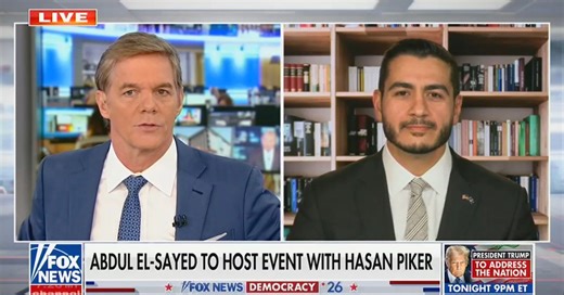 Fox’s Bill Hemmer presses Dem candidate over Hasan Piker association: ‘Why saddle up with that individual?’
