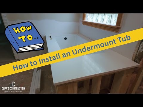How to Install an Undermount Tub