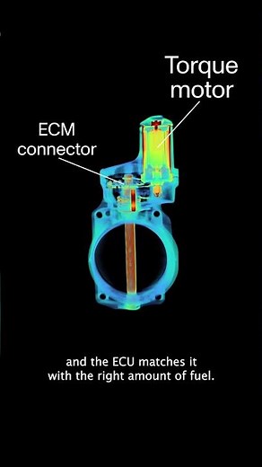 How does a throttle body work? Car throttle body CT scans