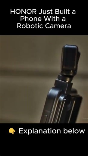 HONOR’s Phone With a Robotic Camera 🤯