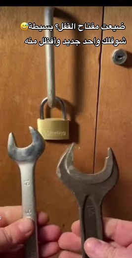 Unlocking a Padlock with Two Types of Wrenches