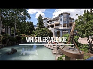 Walking Tour in Whistler Village, BC | Beautiful Mountain Town in British Columbia, Canada