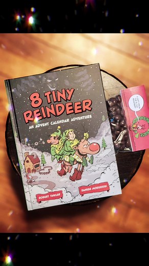 ✍️ Book Tour / Book Review ✍️ 8 Tiny Reindeer: An Advent Calendar Adventure by Robert Tinkler with illustrations by Danesh Mohiuddin @Robert Tinkler @Danesh Mohiuddin . *Thank you to Suzy Approved Book Tours for my #gifted copy and for having me on the tour* ... Description: In the not-too-distant future, Santa’s entire operation has been automated. Machines, not elves, make all the toys. And drones transport the presents around the world on Christmas Eve, not Santa’s reindeer. Since Santa no lo