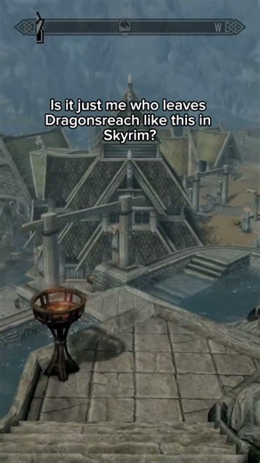 The only way to leave Dragonsreach in Skyrim #skyrim