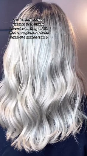 loveeeeeee this transformation 🤤🤤🤤 #fyp #foryou #hairgoals #hairstyles #hairtransformation #whitehair #hairgoals #healthyhair #haircolor #haircut