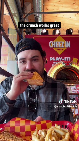 Here’s everything I ate at the Cheez-It diner! The Cheez-In is a pop up running through May 26th that features a FULL menu of Cheez-It-infused dishes. Naturally, I had to try every single one and let me tell you, it was one heck of a journey. Which of these would you try? #foodtok#cheezit#diner#snacks#roadtrip#burger#milkshake#restaurant#fyp