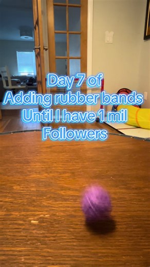THE BALL IS GROWING! Be part of the team of helping add rubber bands by following! Comment if you like the new color and what the next color should be! #ball #followme #fyp #viral #trend