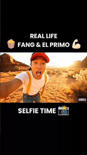 Fang & El Primo 🍿💪🏻 #brawlstars #reallife #ai #supercell #fang #elprimo #real #shorts