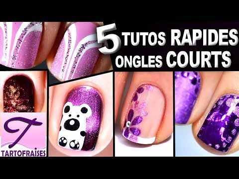 [Ongles Courts] 5 tutos nail art faciles au vernis pour débutants