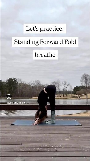 Forward Fold tutorial #yogatutorial #yogaposes #yogatips