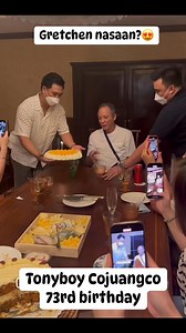 TonyBoy Cojuangco 73rd birthday kinantahan nina Gretchen Barretto saya ng kantahan | Latest Scoop