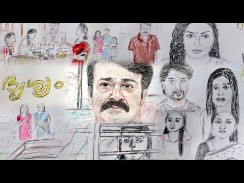 Art Meets Mystery! Drishyam Full Movie Explained with Creative Drawings and My Artful Illustrations