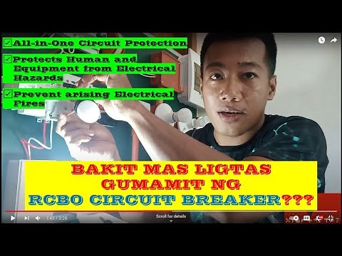 RCBO CIRCUIT BREAKER ACTUAL DEMONSTRATION (Live Test)