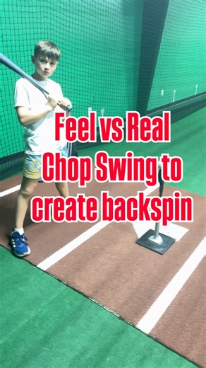 Sometimes the feel has to be extreme to clean things up. For this hitter, the cue was “chop wood.”Not to actually chop the ball but to feel the hands work down and through so the barrel stays on plane.When he tried to lift:• back shoulder tilted• posture collapsed• contact sufferedWhen he felt chop → through the ball:• posture stayed strong• hands worked first• contact improvedHe’s not a finished product.But today he got 1% better and that’s how hitters are built.Coach AE | AE Training ⚾️ Krysta