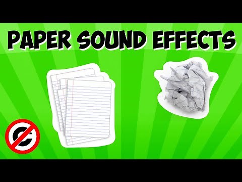 Paper Sound Effects (Copyright Free)