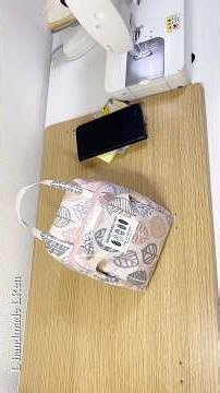 【簡単！カットクロス】ミニファスナーバッグ作り seriaセリア 100均 材料 diy Mini Zipper Bag
