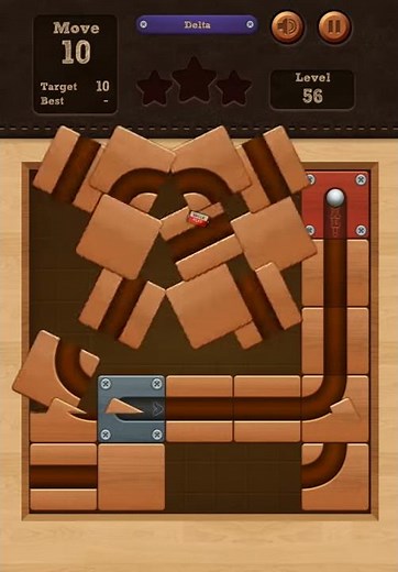 Roll the Ball Delta Level 56 (Classic - Basic D) - Lösung Solution Walkthrough