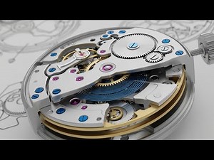 How a Mechanical Watch Works | 3D Animation Explained |