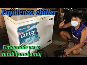 Fujidenzo chest type chiller not cooling | troubleshoot | repair