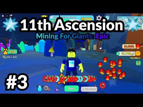 Roblox Collect All Pets | Mining For Giants: Day 30 (11th Ascension) Epic