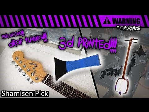 Using A Shamisen Bachi On Guitar???