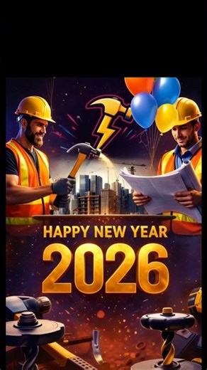Welcome 2026 | New Year Wishes for Builders & Engineers