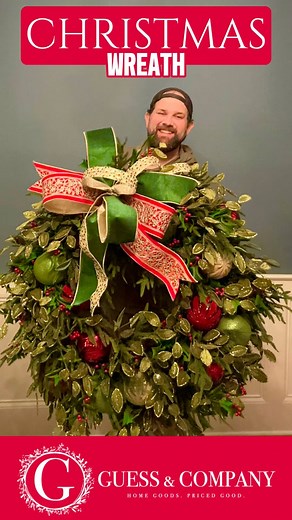 Just finished creating this beautiful wreath for my fireplace using all items from Guess and Company! 🎄✨ If you’d like links to everything I used to make it, just comment WREATH below and I’ll send them your way! 🎄 Check out all their amazing items here: https://guessncompany.com/r?id=06b6on And get ready! The final reveal of my fireplace is coming tomorrow! 🔥 #Christmas #ChristmasDecor #HolidayInspiration #ChristmasWreath #ChrismasTime #ChristmasDecorating #ChristmasDecorations #HolidayDecor