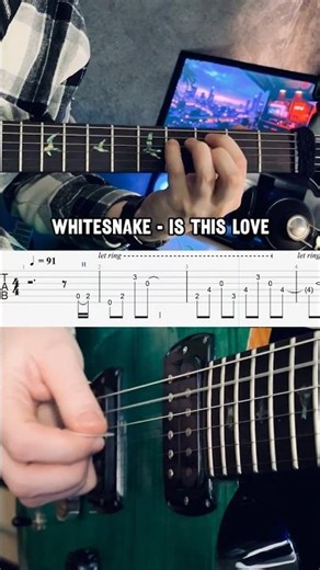 Whitesnake - Is This Love (Intro Tutorial) #guitar #guitartone #guitarcover