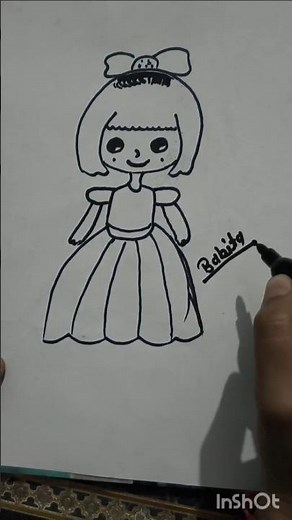 easy doll drawing#viralshort #art #shortsviral