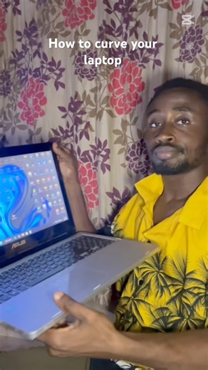 Tutorial on how to curve any laptop