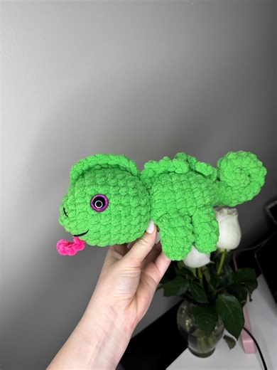 Chameleon Crochet Pattern PDF, Amigurumi Lizard Pattern, Cute Reptile Toy, Beginner Friendly, DIY Plush Tutorial - Etsy