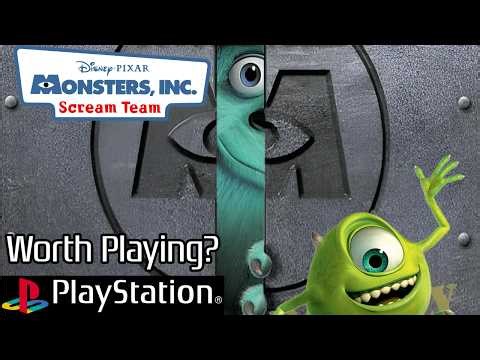 Monsters Inc. Scream Team "Scare Island" (PS1 Review) Worth Playing?