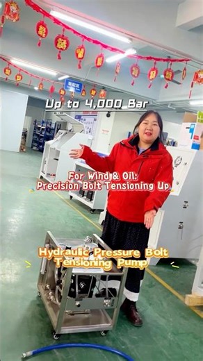 Precision Bolt Tensioning Up to 4,000 Bar #bolttensioning #hydraulictensioner #windenergy