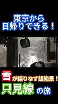 実は東京から日帰りできる！超絶景路線・只見線全線完乗！本編のリンクは概要欄へ！ #只見線 #絶景路線 #日帰り #東京発