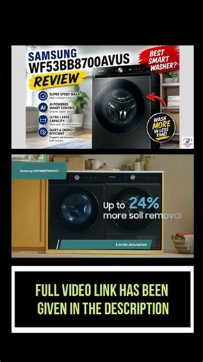 The Ultimate Smart Washer for Busy Homes!