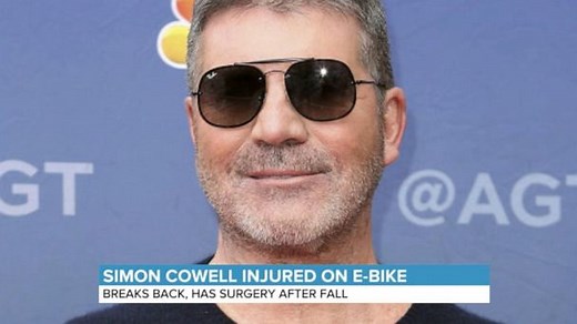 Simon Cowell injured