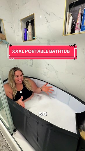 Experience Ultimate Relaxation with XXXL Portable Bathtub