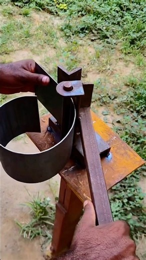 Unbelievabl DIY Sheet Metal Bender for Perfect Curves! #diy #metalworking #tools