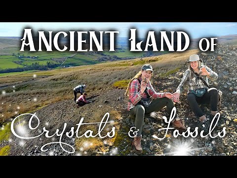 Crystals & Fossils in Abandoned Mines of Northern England. Crystal Hunting UK Rockhounding