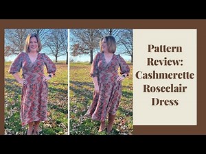 Pattern Review: Cashmerette Roseclair Dress