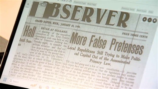 Grand Rapids Public Library unveils new digital newspaper archive