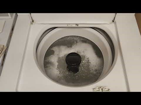 Whirlpool Commercial CAE2795FQ0 | Heavy Duty Cycle washing a shower curtain