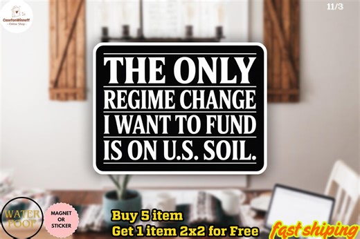 No War Just Peace Sticker/car Magnet, Political Protest Sticker, Sarcastic Fuck Trump Decal - Etsy