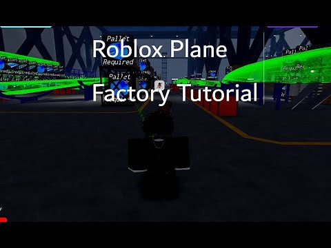 Roblox | Airplane Factory Simulator | Tutorial