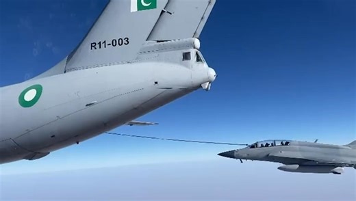 ISPR Rawalpindi, 19 October, 2025: Pakistan Air Force contingent comprising the cutting-edge JF-17 Thunder Block-III fighter jets, accompanied by skilled air and ground crew, has landed in Azerbaijan to participate in the bilateral aerial combat exercise Indus Shield Alpha. In a remarkable display of operational prowess and endurance, PAF fighters accomplished a non-stop flight from their home base in Pakistan to Azerbaijan, executing flawless in-flight air-to-air refuelling operations. The intr
