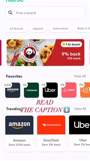 $120 cash back?! SIGN ME UP ⬇️ Did you know that you can earn up to 25% cash back on certain Raise gift cards? And it’s so simple! 1. Download the Raise app 2. Find the store where you want to shop 3. Purchase a gift card 4. You’ve got INSTANT cash back! 5. Use your gift card the same way you would any gift card 😎 6. Use your cash back rewards toward future purchases of your choice via the #raiseapp #cashbackapp #savingstips #couponing101 #cashbackrewards #earningsapp #rewardpoints | Raise