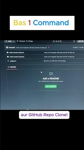 Clone Any GitHub Repo in 1 Command ⚡ | Beginner Git Trick #sorts